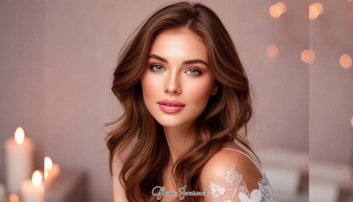 Christmas glam makeup