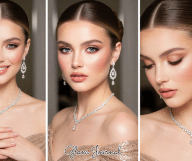 Christmas dinner makeup look