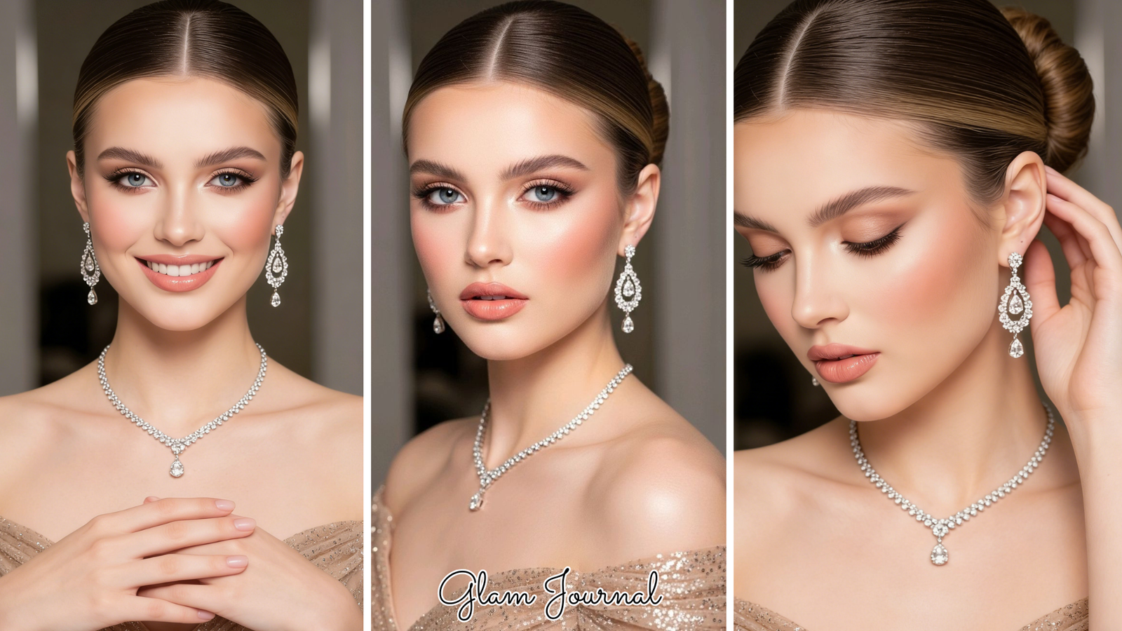 Christmas dinner makeup look