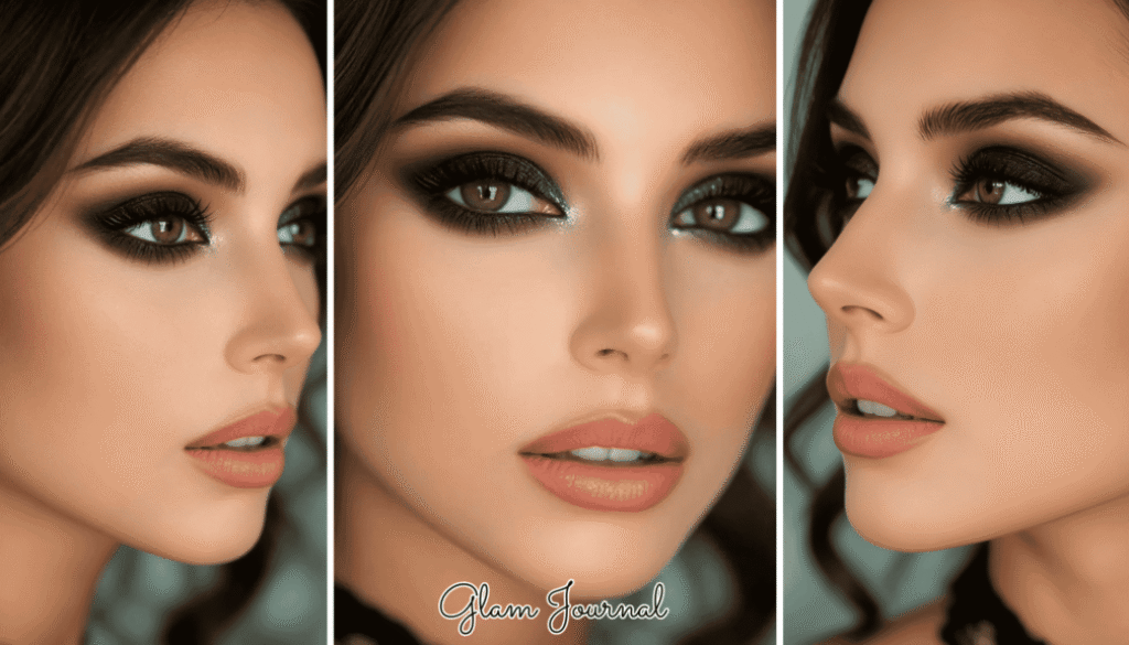 emerald green smoky eye makeup