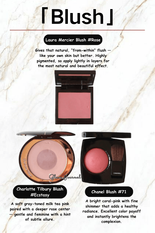 luxury blush and highlighter