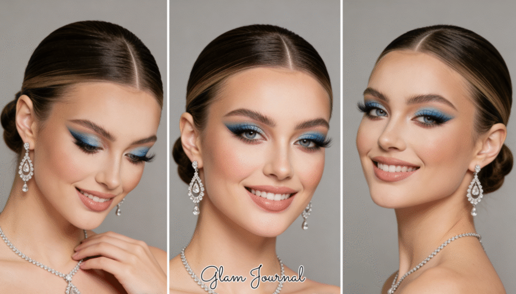 Blue Moon mist eye makeup