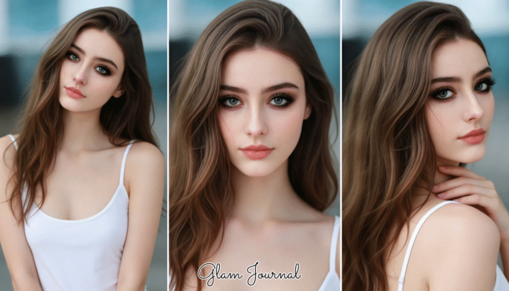 neutral brown smoky eye