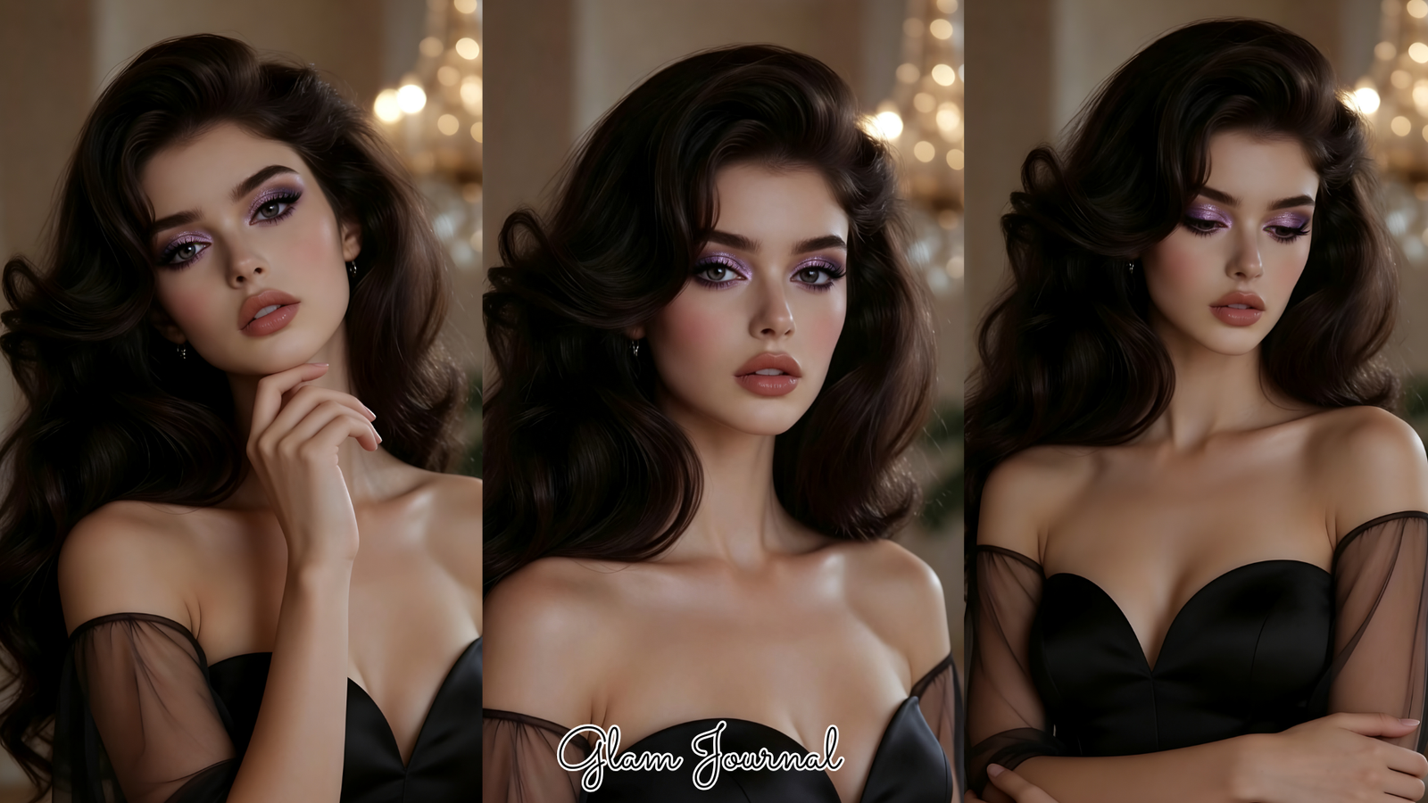 purple eyeshadow look