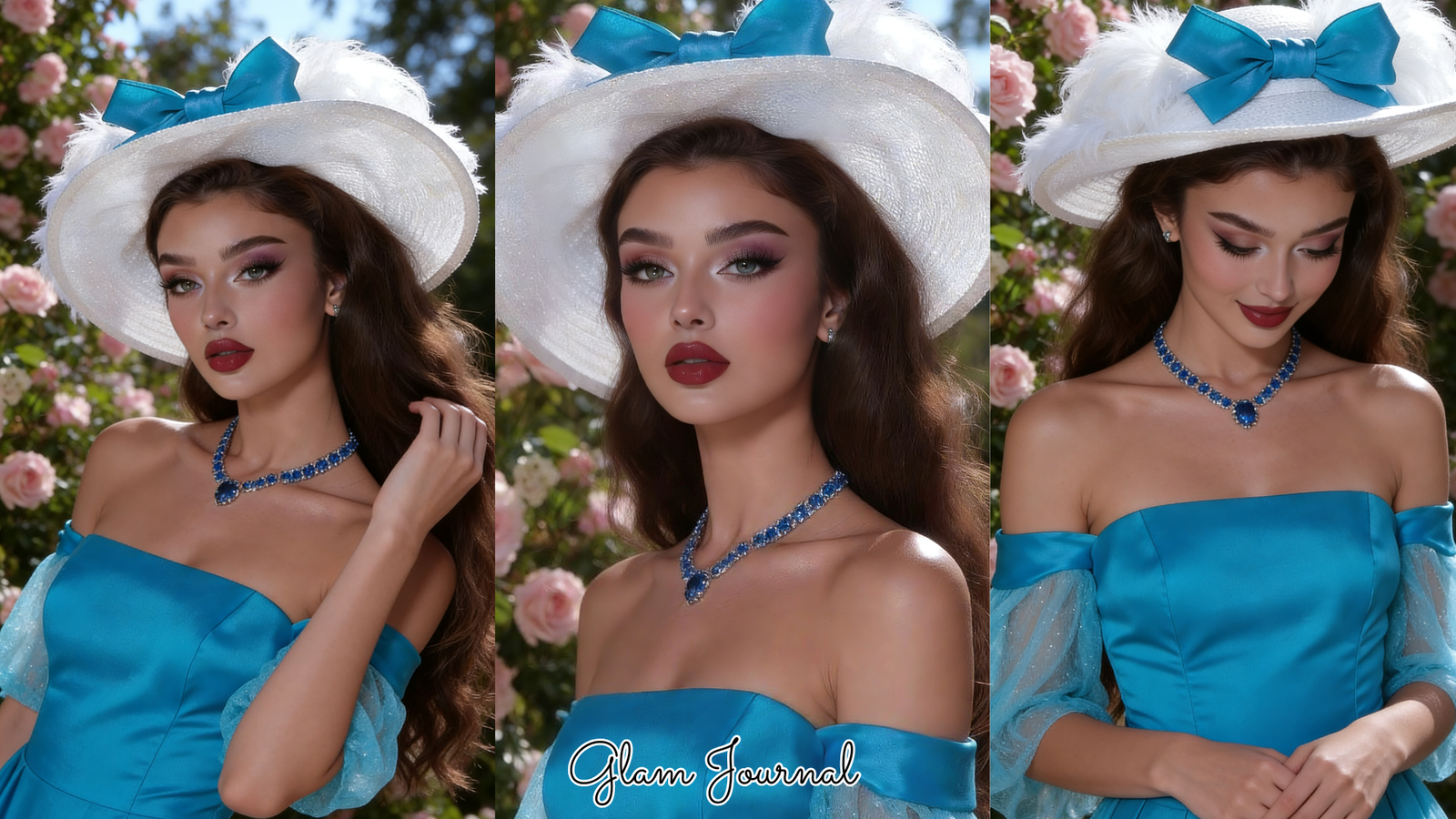 vintage glam purple eye makeup