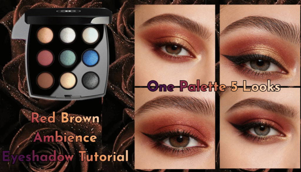 red brown eyeshadow