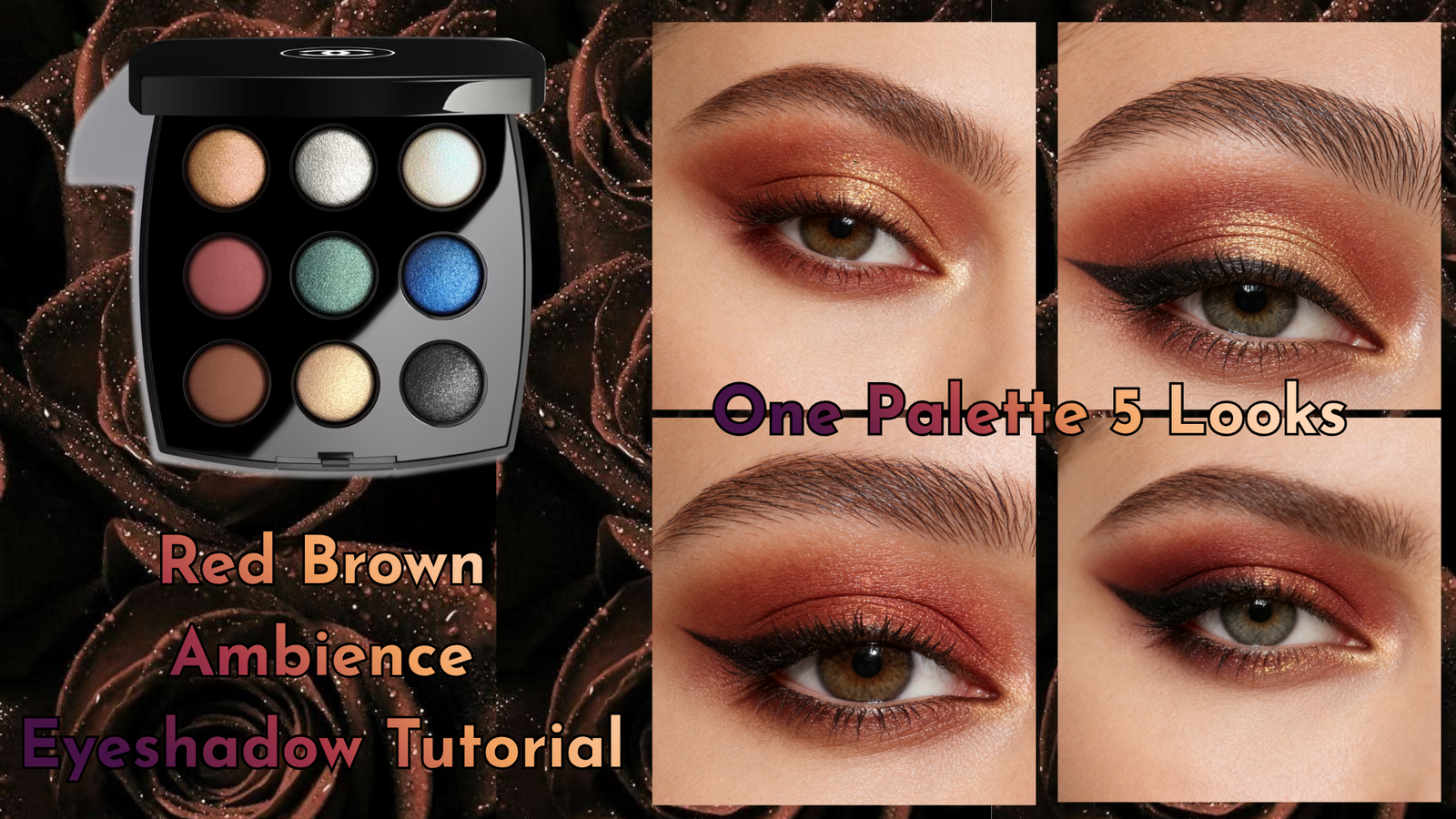 red brown eyeshadow