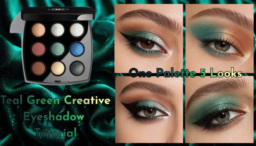 Chanel teal green eyeshadow