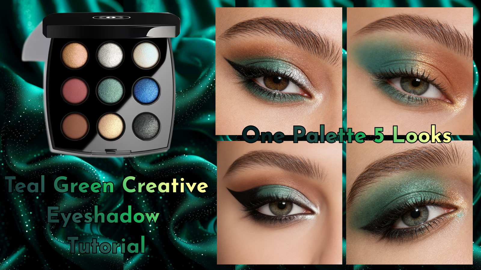 Chanel teal green eyeshadow