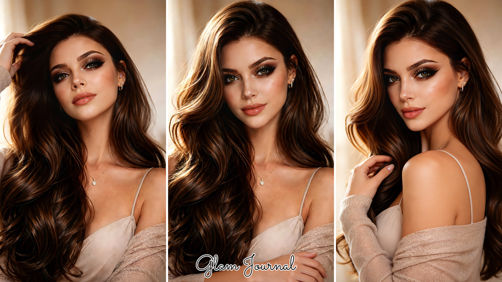 golden brown smoky eye