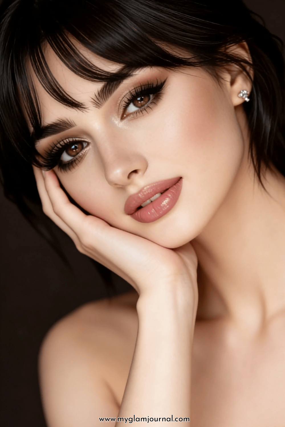 old money glam makeup