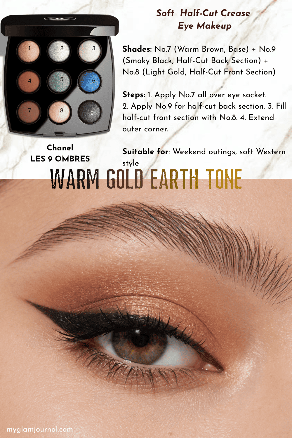 Half Cut Crease Look 