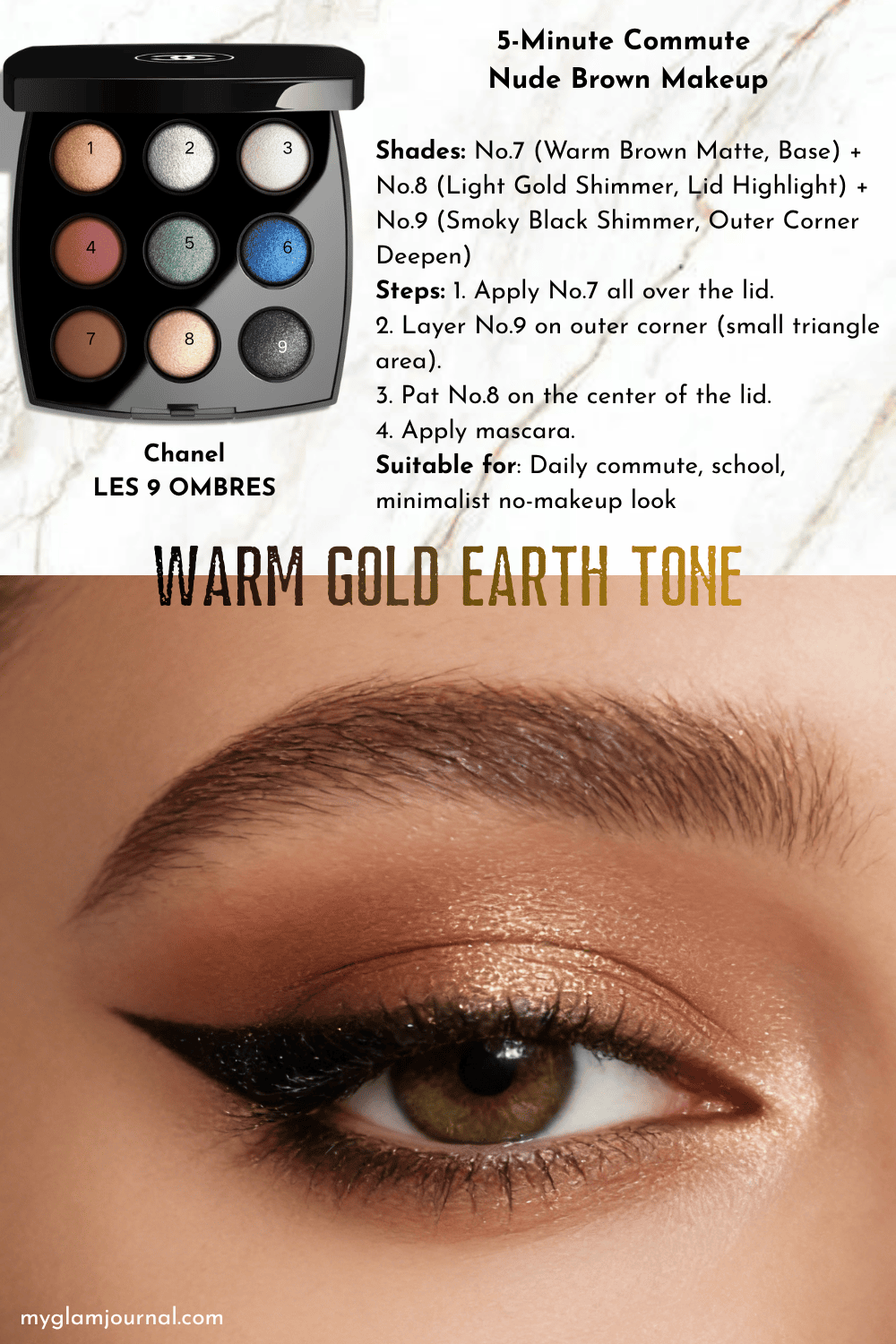 5-Minute Everyday Nude Brown Look